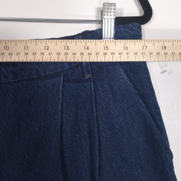 NWOT Abercrombie & Fitch Women’s Wide Leg Jeans Pleats Cotton Blend Size 32/14 L - Picture 5 of 12